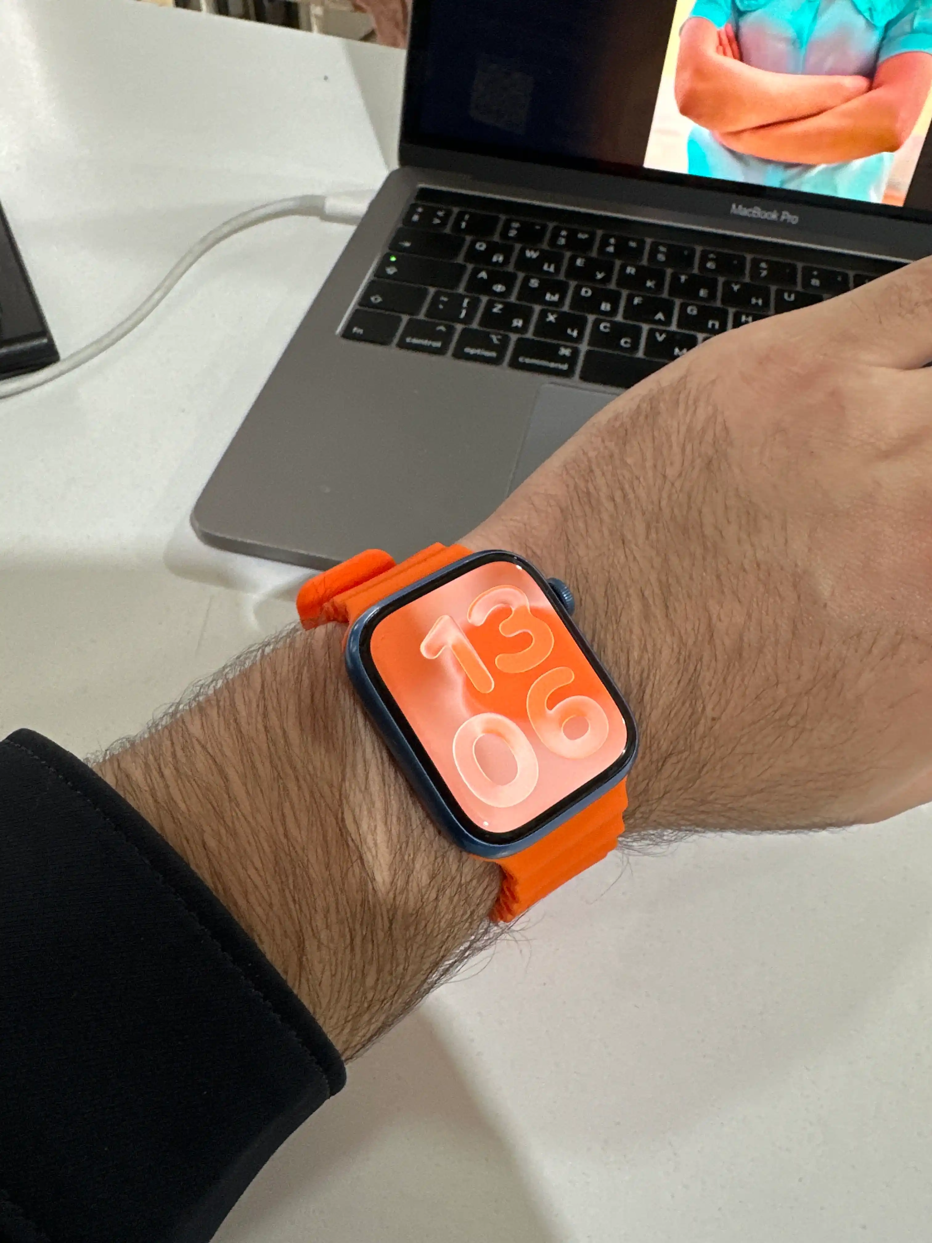 Apple Watch uchun Ocean Band tasmasi, 42, 44, 45, 49 mm