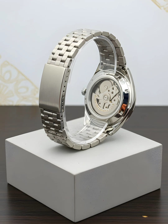 Seiko Tristar klassik soat, mexanik avtomatik zavod, eko-charm remeshok, kalendar
