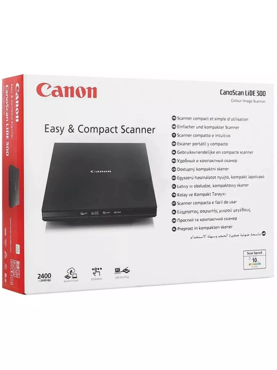 Сканер Canon CanoScan LiDE 300, A4, USB 2.0, max 2400 x 2400 dpi