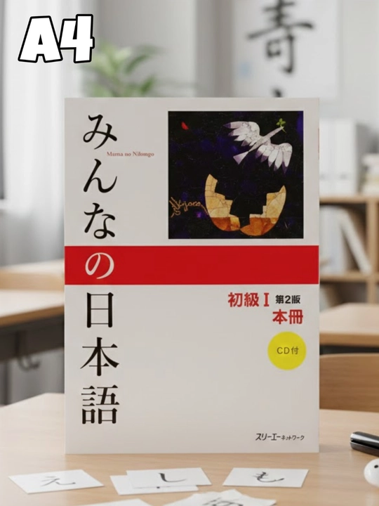 Minna-no Nihongo. Nachalniy uroven 1. Bazoviy uchebnik A4 format (210×297 mm) - 