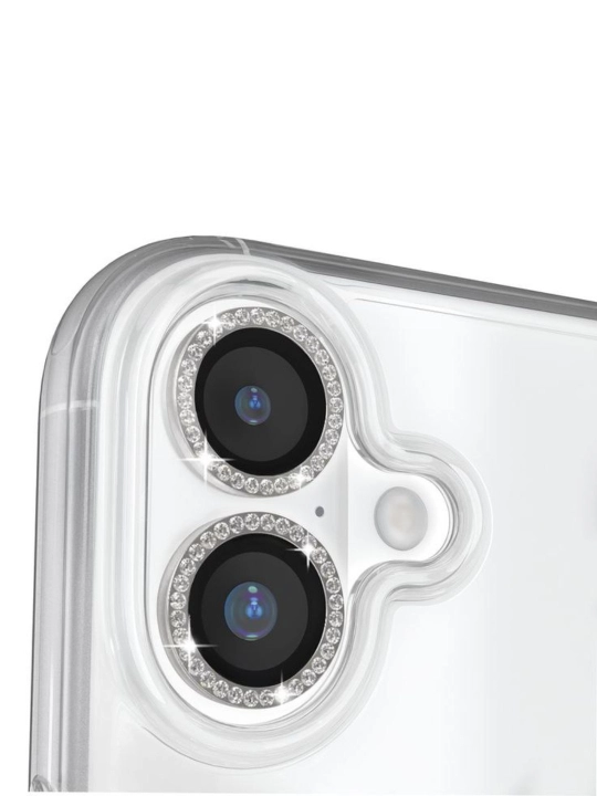 IPhone 11, 12, 13, 14, 15, 16 17, Pro, Pro Max uchun yaltiroq toshli kamera oynasi