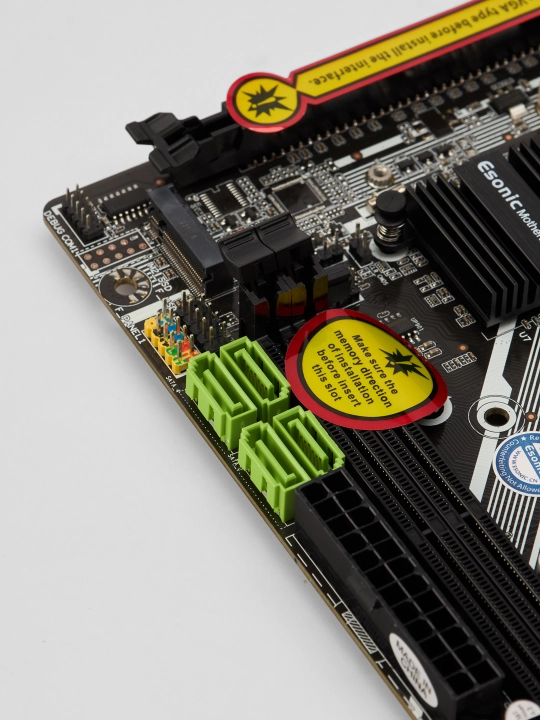 Ona plata H61 DDR3 1155, soket M.2 NVME HDMI VGA qo'llab-quvvatlaydi