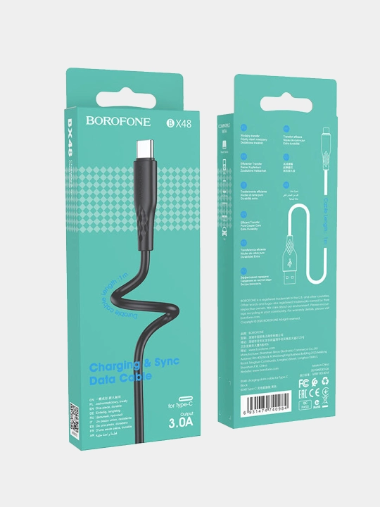 Borofone 120 Vt tez zaryadlovchi kabel - 