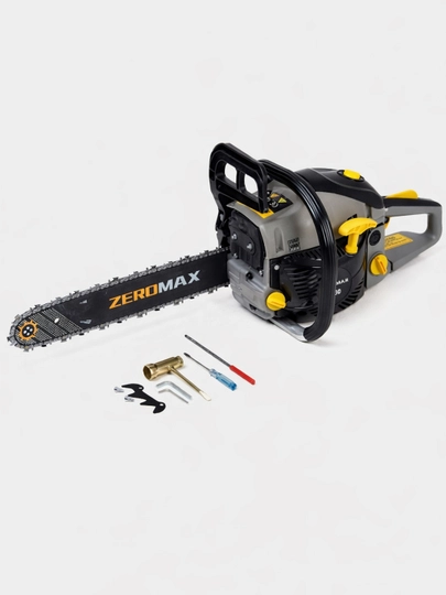 Бензиновая цепная пила ZEROMAX с золотой цепью — L200504-FAYZTOLSOLTIN5200