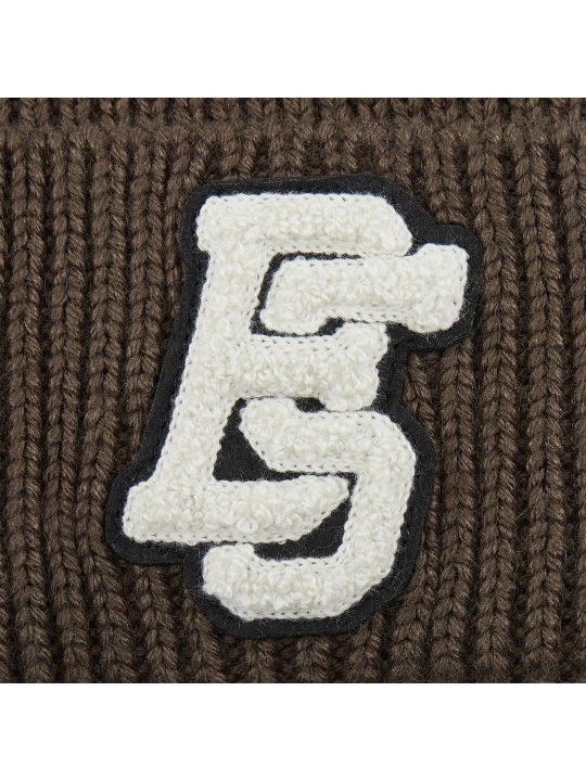 Li-Ning BADFIVE — ko‘pikli beanie shapka, katta “B” belgisi bilan, ko‘cha uslubi