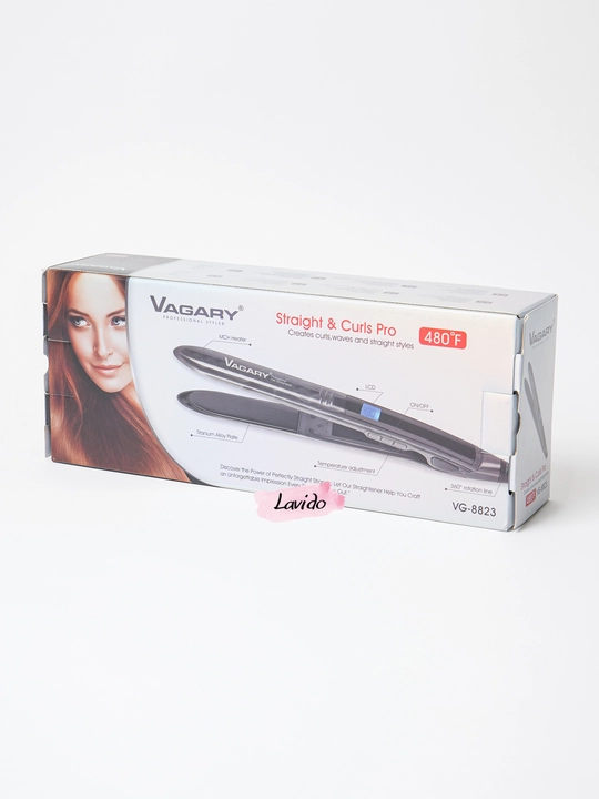 Professional soch tekislovchi dazmol Vagary VG-8823, LCD displeyli