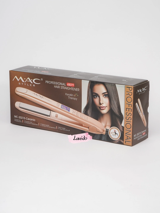 Professional soch tekislovchi dazmol MAC Styler MC-2021 Keramika, LCD displeyli
