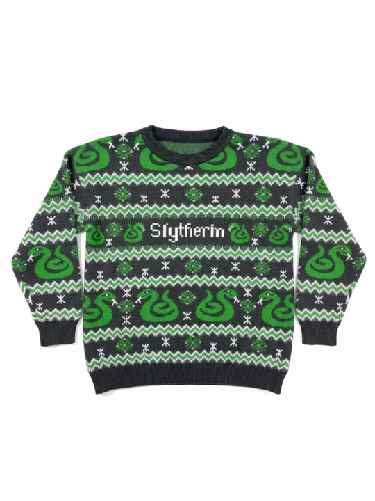 Harry Potter uslubidagi qishki sviter – sehrli dizayn, yumshoq va qulay jumper - 