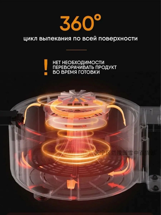 Aerogrill 10-in-1 UakeenZL 1713 (Germaniya), 12 L, elektr elektrgril + to‘rli funksiyalar