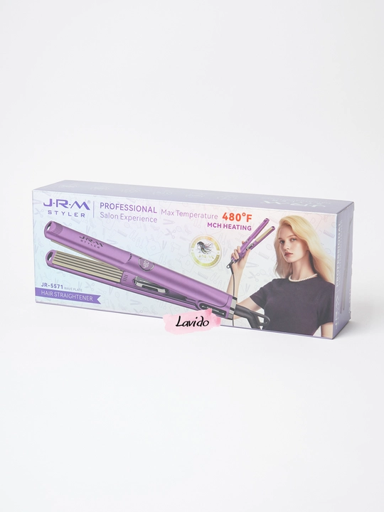 JRM styler professional gofre soch dazmoli, keramik plastinalar bilan