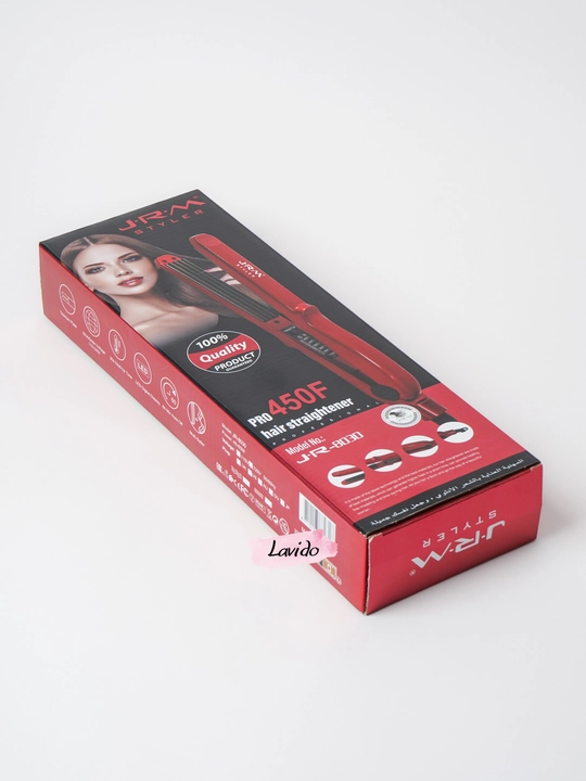 JRM styler professional gofre soch dazmoli, keramik plastinalar bilan