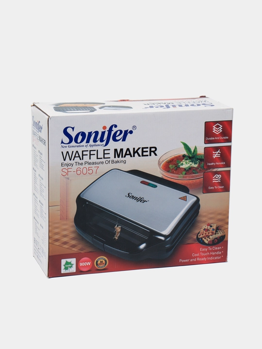 Mazali nonushtalar uchun Sonifer Universal vafli qutisi