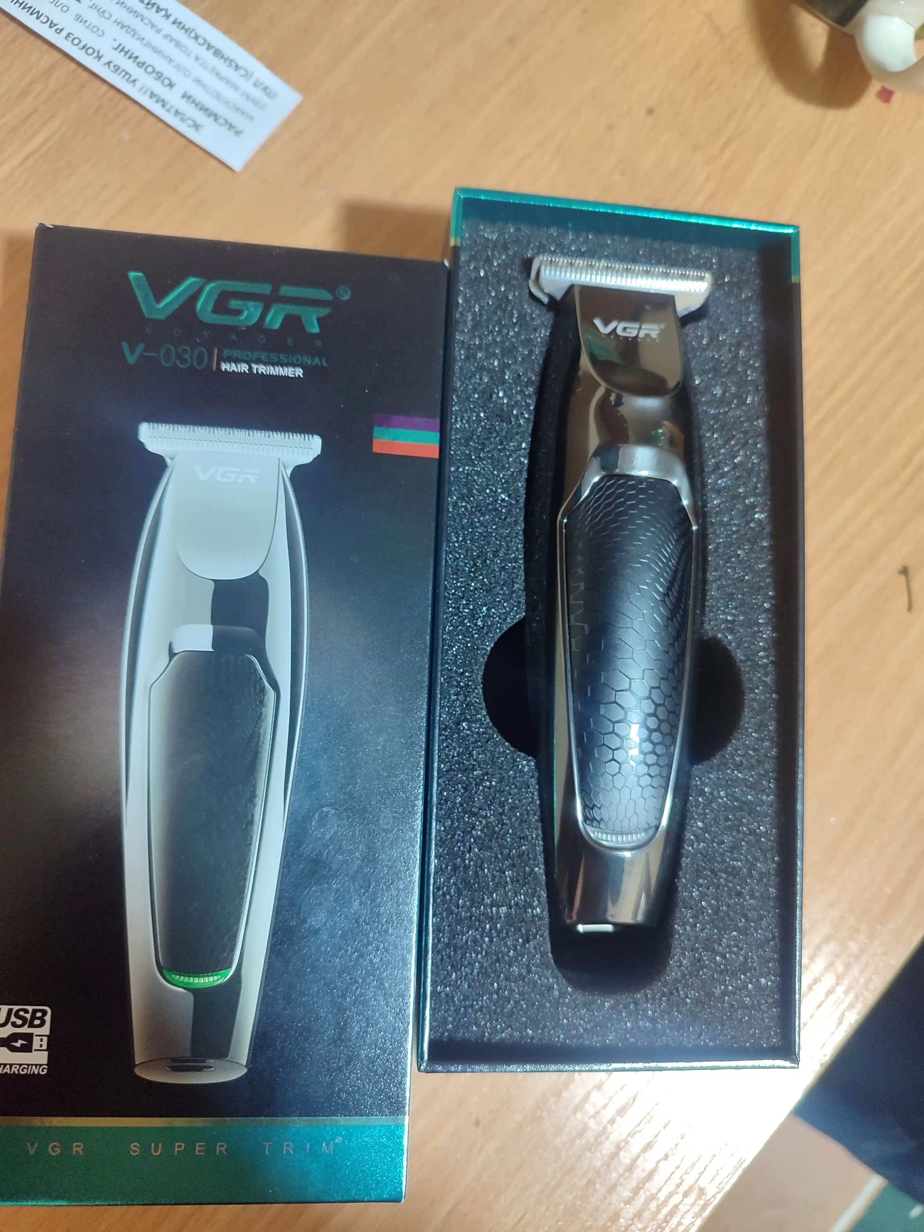 Машинка для стрижки волос VGR V-030, триммер для бритья, бритва, для усы бритва