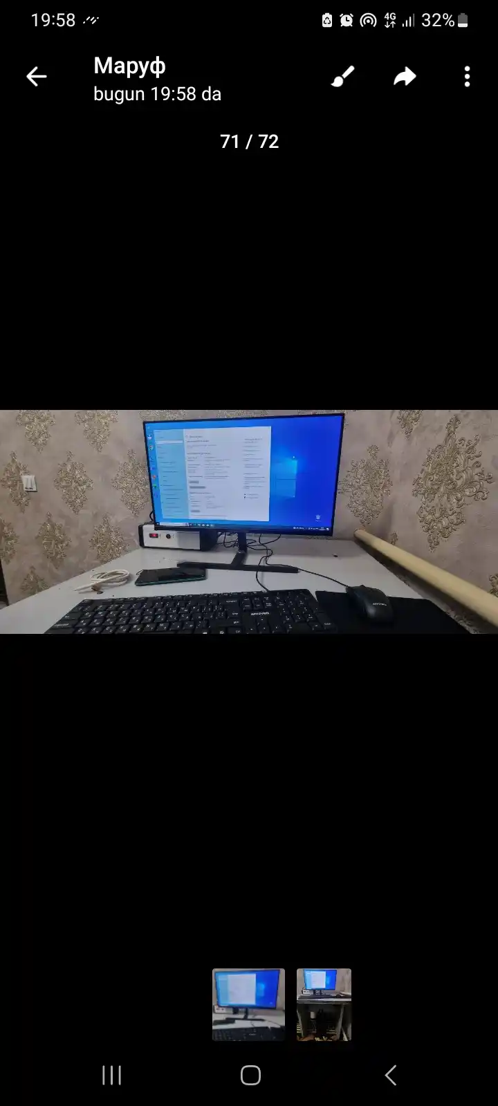 Ofis, uy va o'qish uchun shaxsiy kompyuter, Windows o'rnatilgan, Intel Core i5, 256 GB SSD