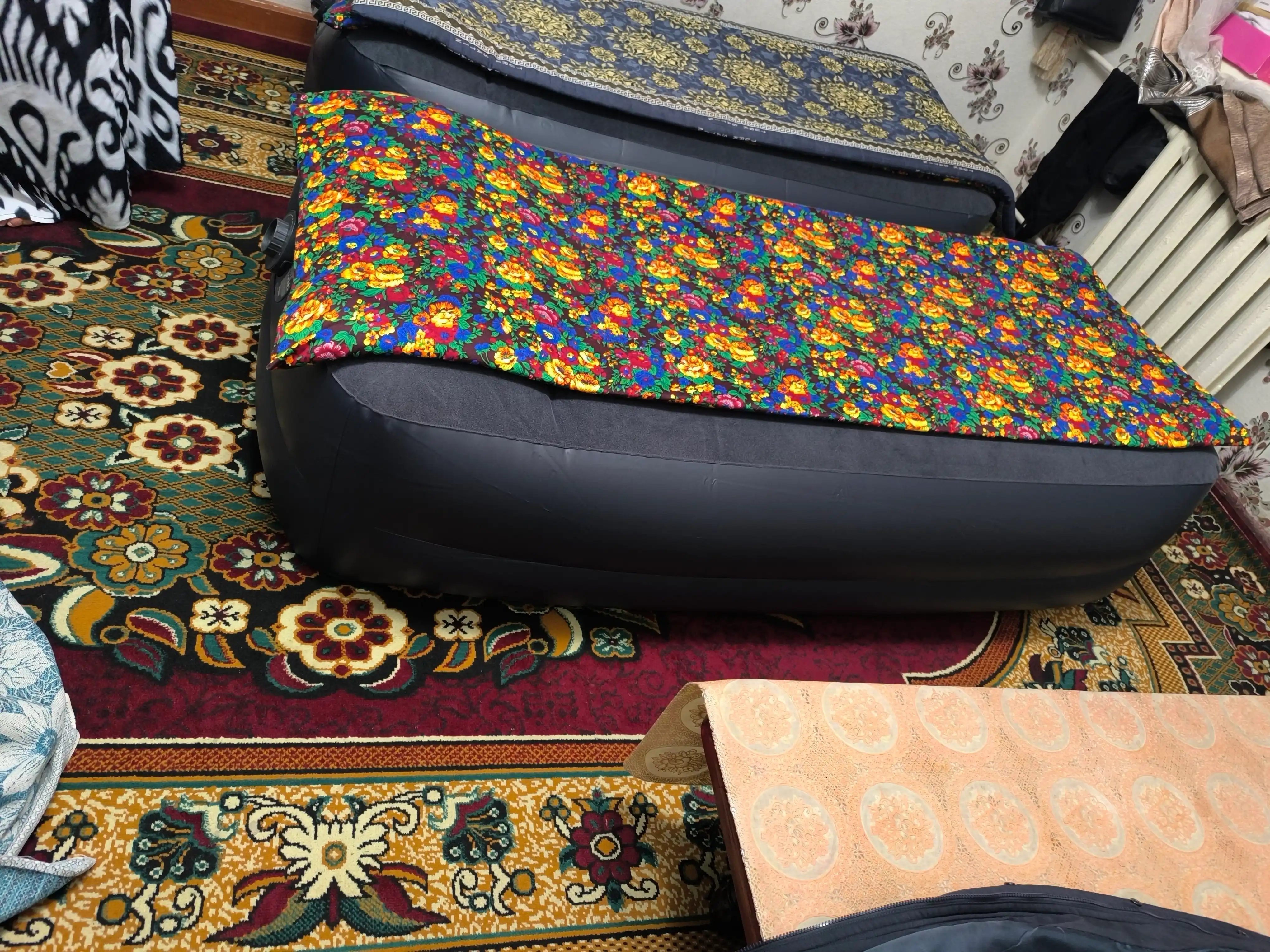Ornatilgan nasosli bitta havo to'shagi, 99 * 191 * 42 sm, Intex 64122