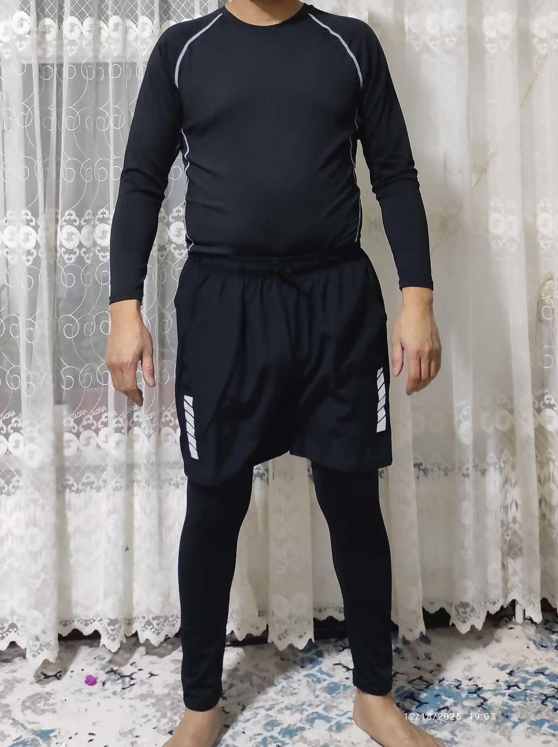 Professional sport kiyimlari erkaklar uchun, rashgard, 5 tasi 1 da va 3 tasi 1 da