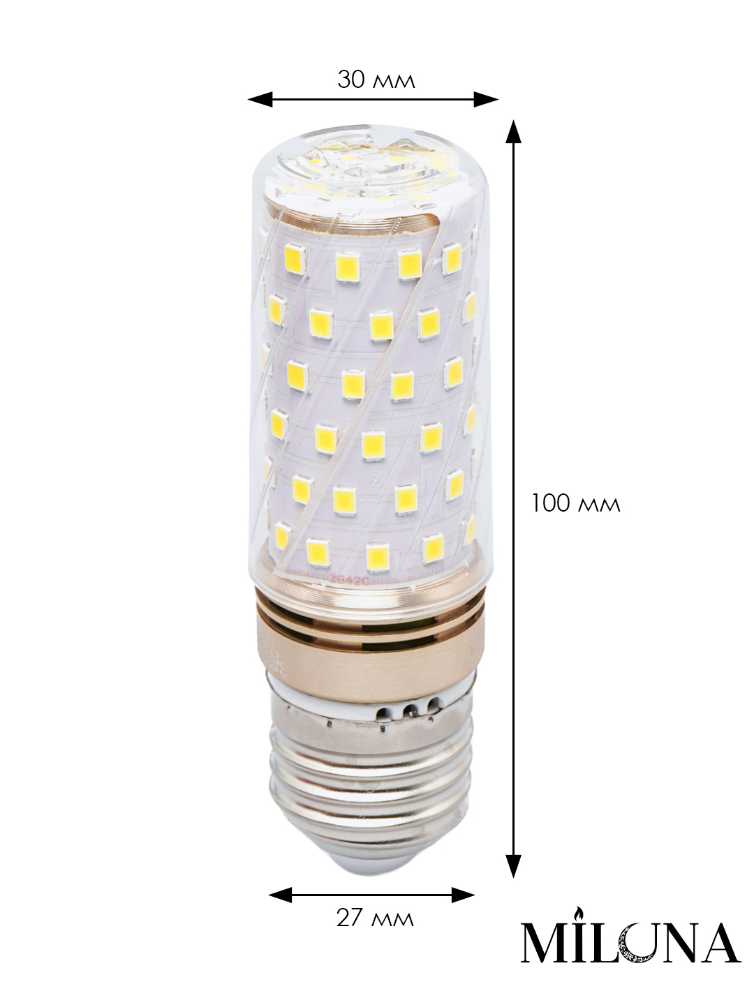 Lampochka led Energiyani tejaydigan E14, E27 -16 Vt, 24vt, 30 vt yorug'lik 20000 soatgacha