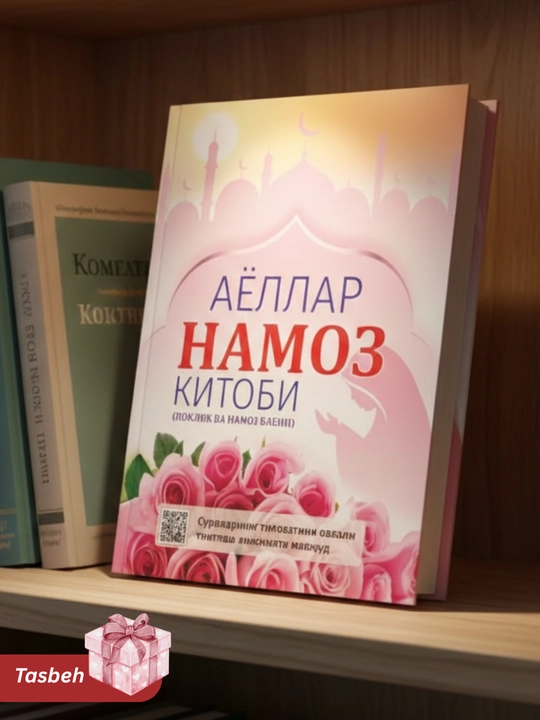 Ayollar uchun diniy duolar kitoblari 4 xil, Turkiya 99 talik hidli tasbehlari sovg'aga