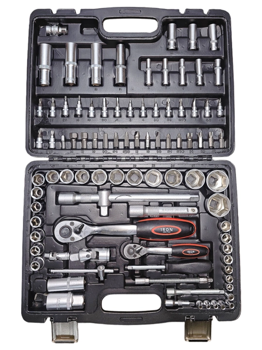 Набор инструментов IRON 94 PCS – торцевые головки и биты