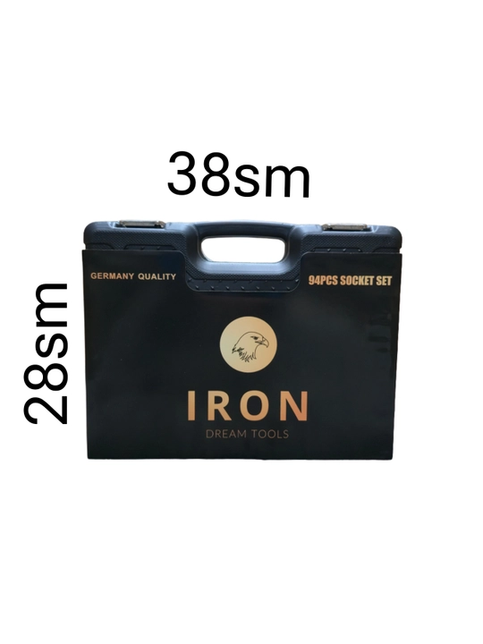 Набор инструментов IRON 94 PCS – торцевые головки и биты