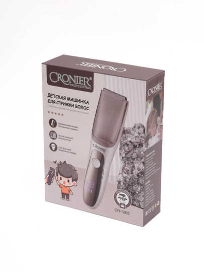 CRONIER Baby Hair Clipper — безопасная, тихая и удобная машинка для стрижки детей