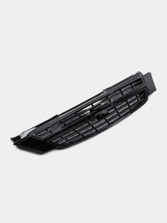 Облицовка решетка бампера тюнинг RS / Spark / Cobalt / Nexia 3 / Gentra BLACK PIANO