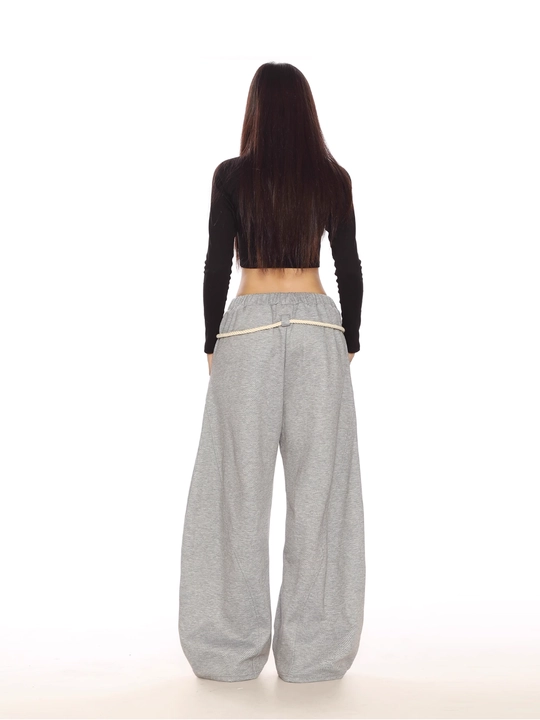 MIYO Женские тёплые зимние трико брюки с начёсом, широкие oversize
