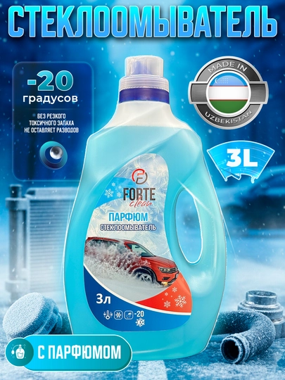 Стеклоомыватель FORTE -20 C 3л (незамерзайка) — AAAPART-FORTECHANEL