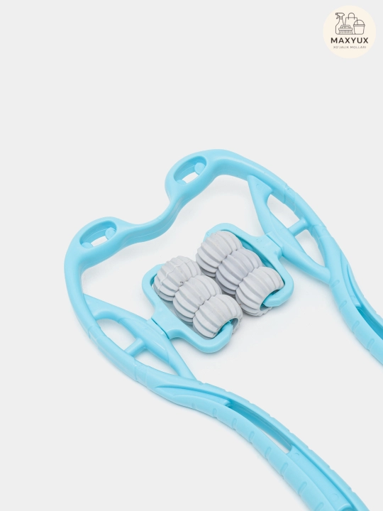 Массажер для шеи пластиковый, устройство для точечного массажа шеи и плеч