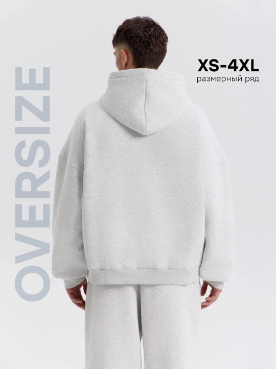 Katta o‘lchamli bosma hudi Oversize, Y2K uslub - 