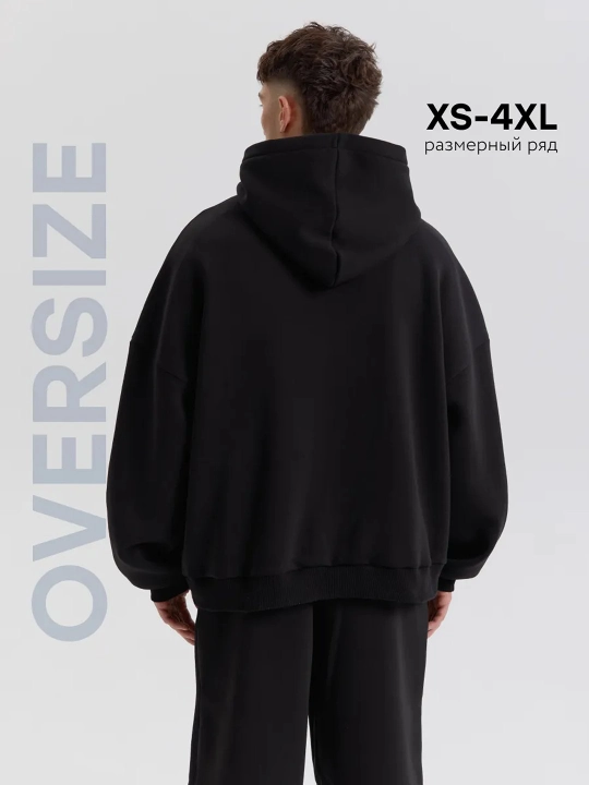 Katta o‘lchamli bosma hudi Oversize, Y2K uslub