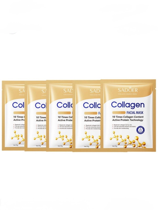 Collagen Crystal Facial Mask Yuz uchun niqob namlantiruvchi kalagenga boy maska