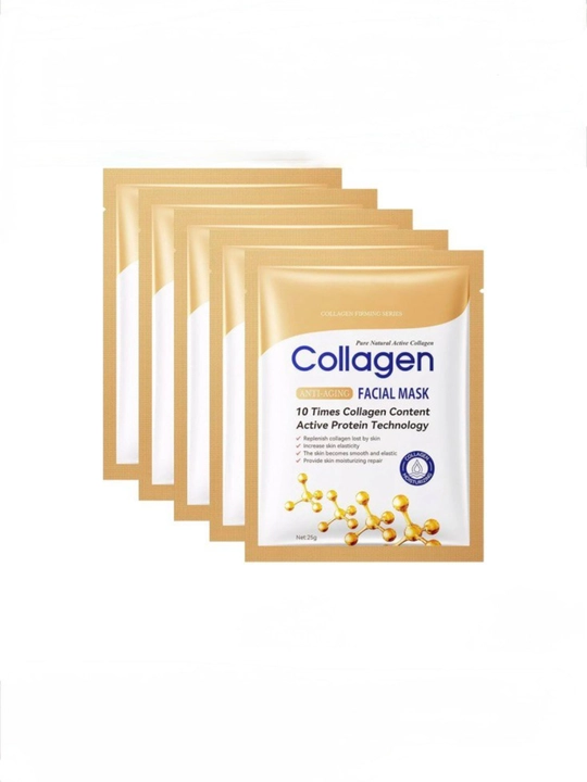 Collagen Crystal Facial Mask Yuz uchun niqob namlantiruvchi kalagenga boy maska