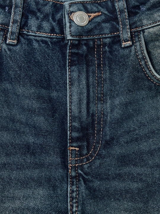 O'g'il bolalar uchun Vintage Baggy Fit jinsi shimlar