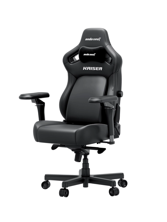 Anda Seat Kaiser 4 V2 Size L,XL Black PVC o‘yin kompyuter kreslosi