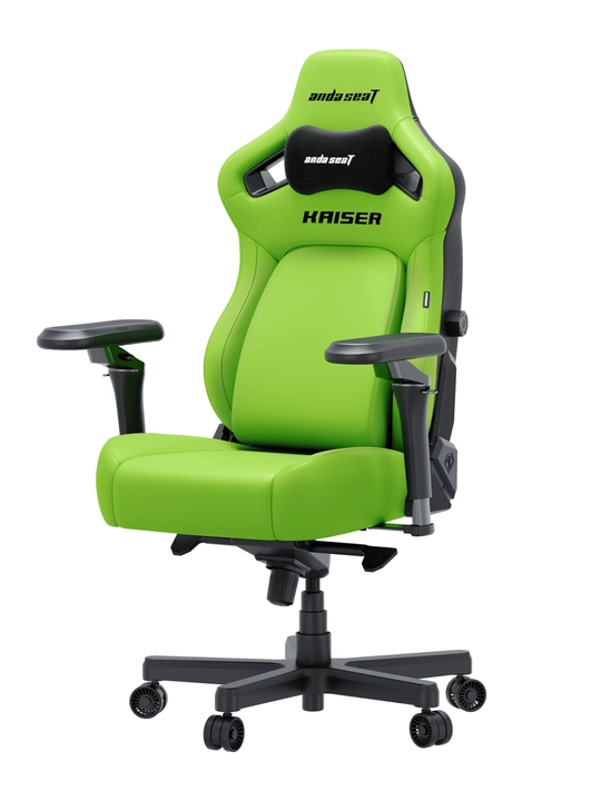 Anda Seat Kaiser 4 V2 Size L,XL Black PVC o‘yin kompyuter kreslosi