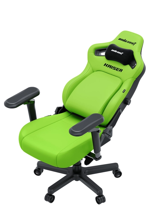Anda Seat Kaiser 4 V2 Size L,XL Black PVC o‘yin kompyuter kreslosi