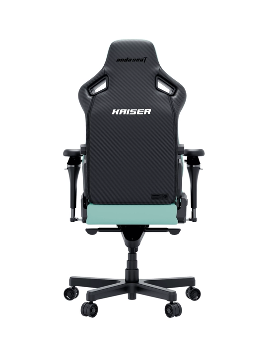 Anda Seat Kaiser 4 V2 Size L,XL Black PVC o‘yin kompyuter kreslosi