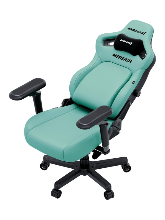 Anda Seat Kaiser 4 V2 Size L,XL Black PVC o‘yin kompyuter kreslosi