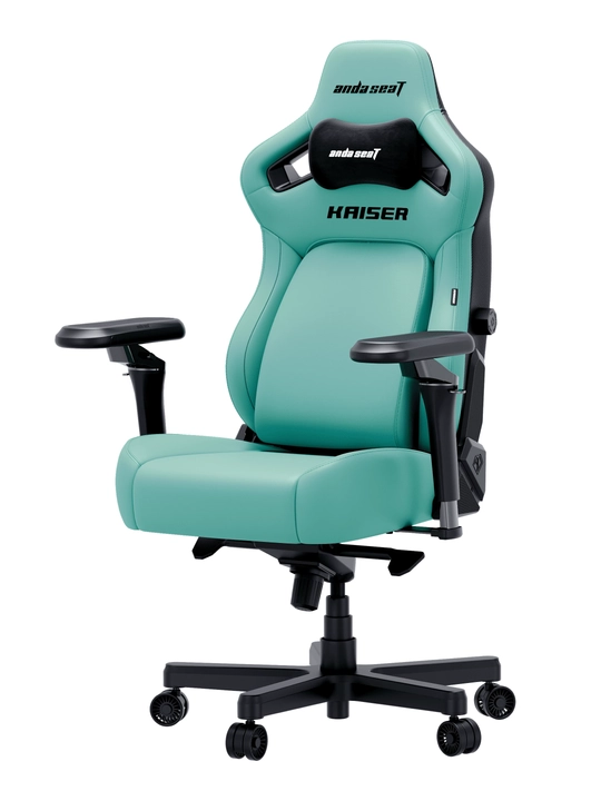 Anda Seat Kaiser 4 V2 Size L,XL Black PVC o‘yin kompyuter kreslosi
