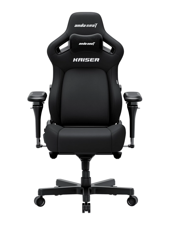 Anda Seat Kaiser 4 V2 Size L,XL Black PVC o‘yin kompyuter kreslosi