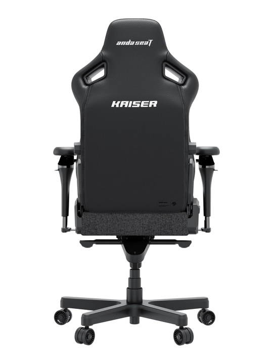 Anda Seat Kaiser 4 V2 Size L,XL Black PVC o‘yin kompyuter kreslosi