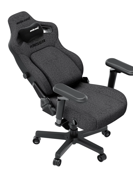 Anda Seat Kaiser 4 V2 Size L,XL Black PVC o‘yin kompyuter kreslosi