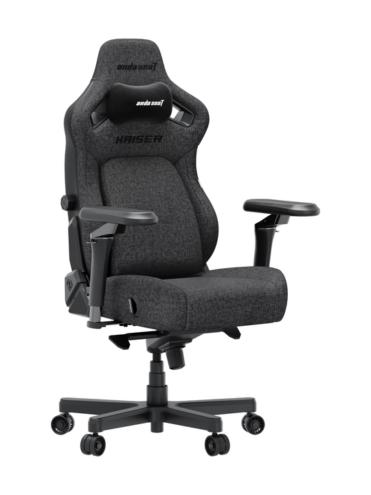 Anda Seat Kaiser 4 V2 Size L,XL Black PVC o‘yin kompyuter kreslosi