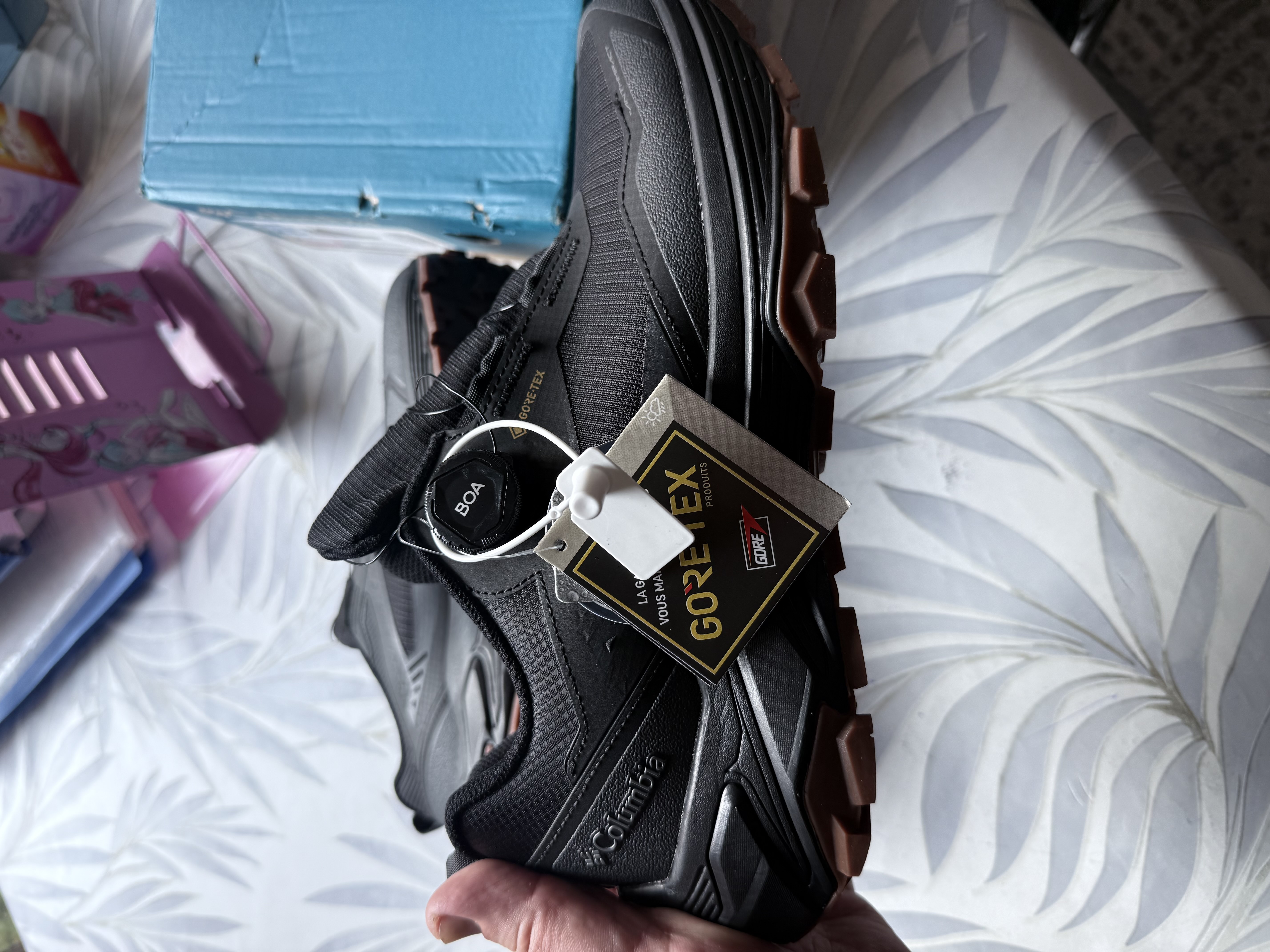 Термо кроссовки, Vibram подошва, спортивная обувь Gore-Tex, сезон: зима-весна-осень