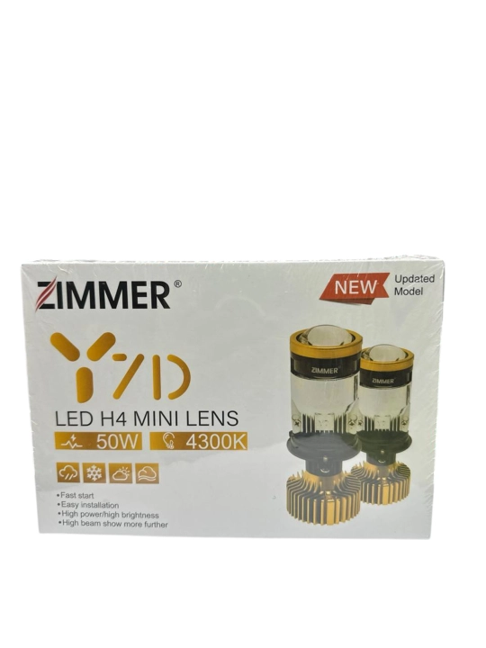 Автомобильная светодиодная линза H4 лампа Zimmer Y7D, для BYD Champion и Yuan Up