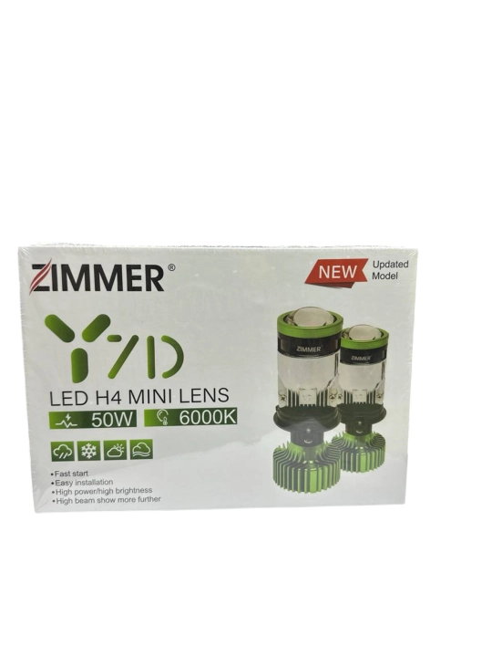 Автомобильная светодиодная линза H4 лампа Zimmer Y7D, для BYD Champion и Yuan Up