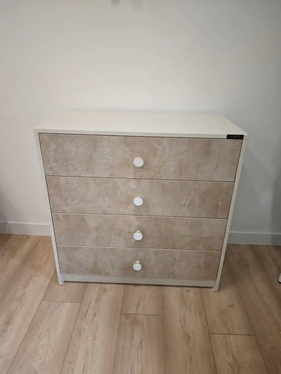 Комод AIKO Vibe, с ящиками для белья, для спальни, тумба с полками, 80 x 40 x 80 см