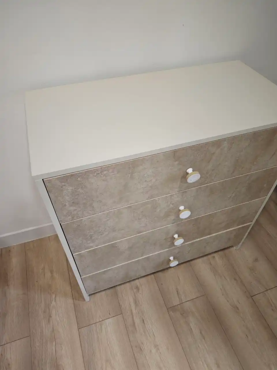 Комод AIKO Vibe, с ящиками для белья, для спальни, тумба с полками, 80 x 40 x 80 см