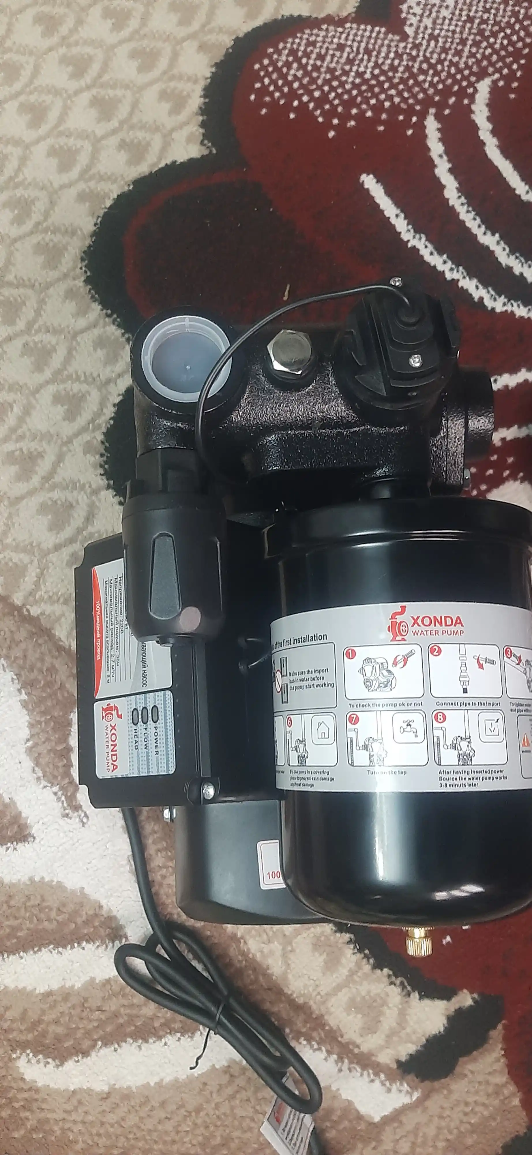 Avtomatik suv nasosi XONDA, 400W, Yapon texnologiyasi